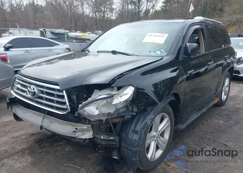 2010 Toyota Highlander Limited V6 z USA, uszkodzony, nr VIN 5TDDK3EH3AS005557